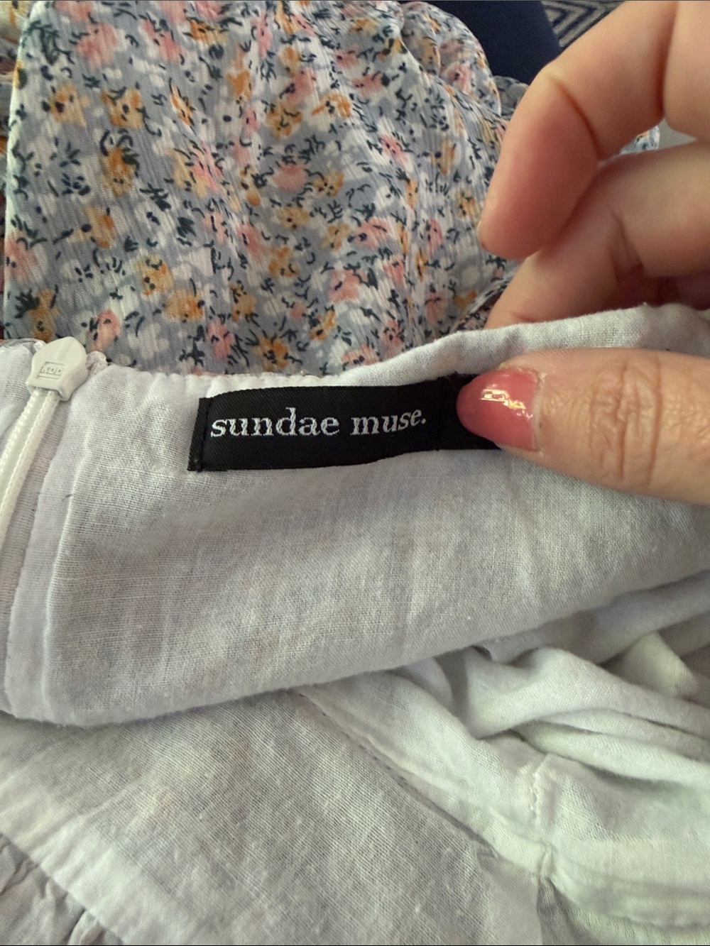 Sundae Muse Amanda Floral Romper Mini Dress Size 8 10 - Picture 10 of 10